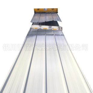 银川彩钢板厂家 彩钢瓦840型 工业车间用屋面墙面彩钢板 白色